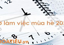 Giờ Làm Việc Mùa Hè Của Công Chức