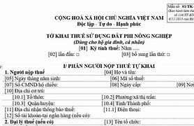 Miễn Thuế Đất Phi Nông Nghiệp